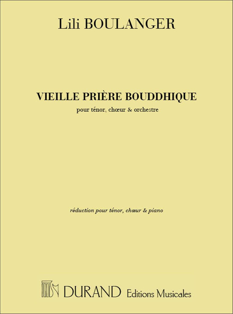 Priere Bouddhique Tenor-Choeur-Piano (Fr-Angl